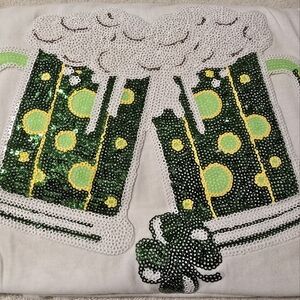 Sequin Beer Mug Design Top